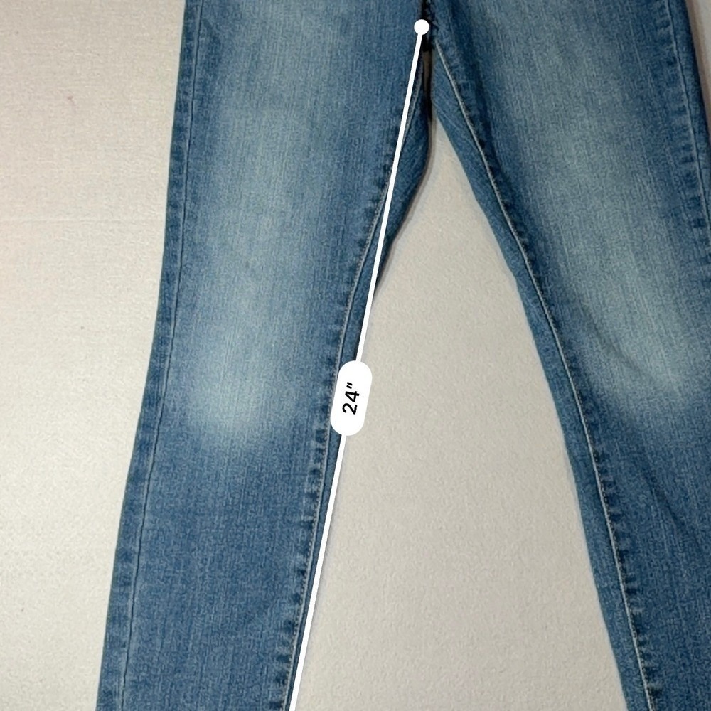 Signature by Levi Strauss Women Mid Rise Stretchy Skinny Jeans Medium Wash Denim - Picture 4 of 6